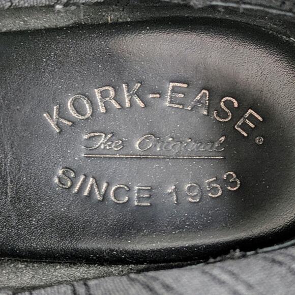 Kork Ease Ankle Boots Cinca Womens 8 Black Suede Leather Chunky Heels Pull On - Picture 2 of 15